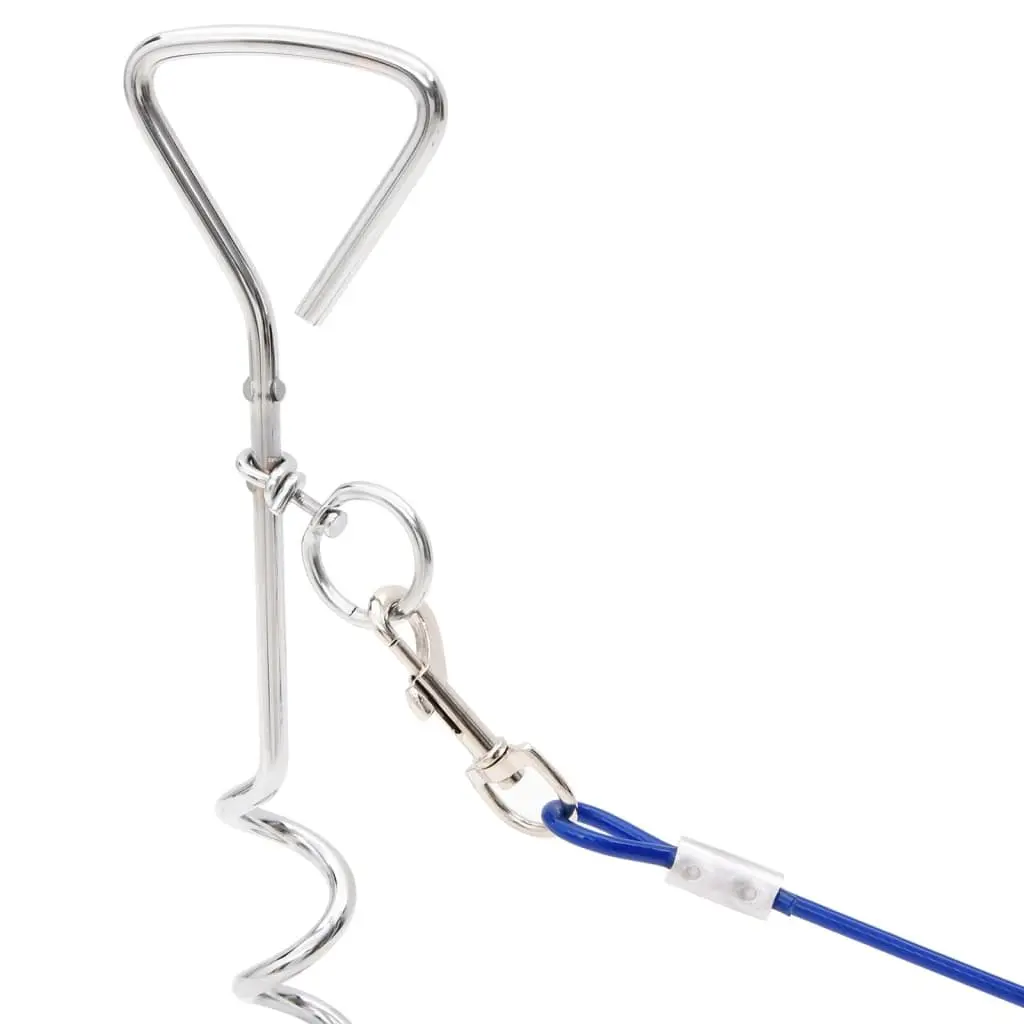 3m Dog Tie Out Cable with Ground Stake