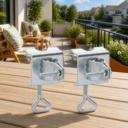 Specifications of 32mm Umbrella Clamps for Railings 2 pcs