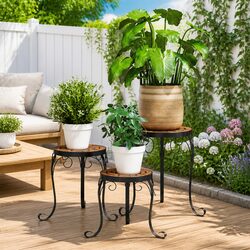 3-Piece Mosaic Plant Stand Set: Specs & Details
