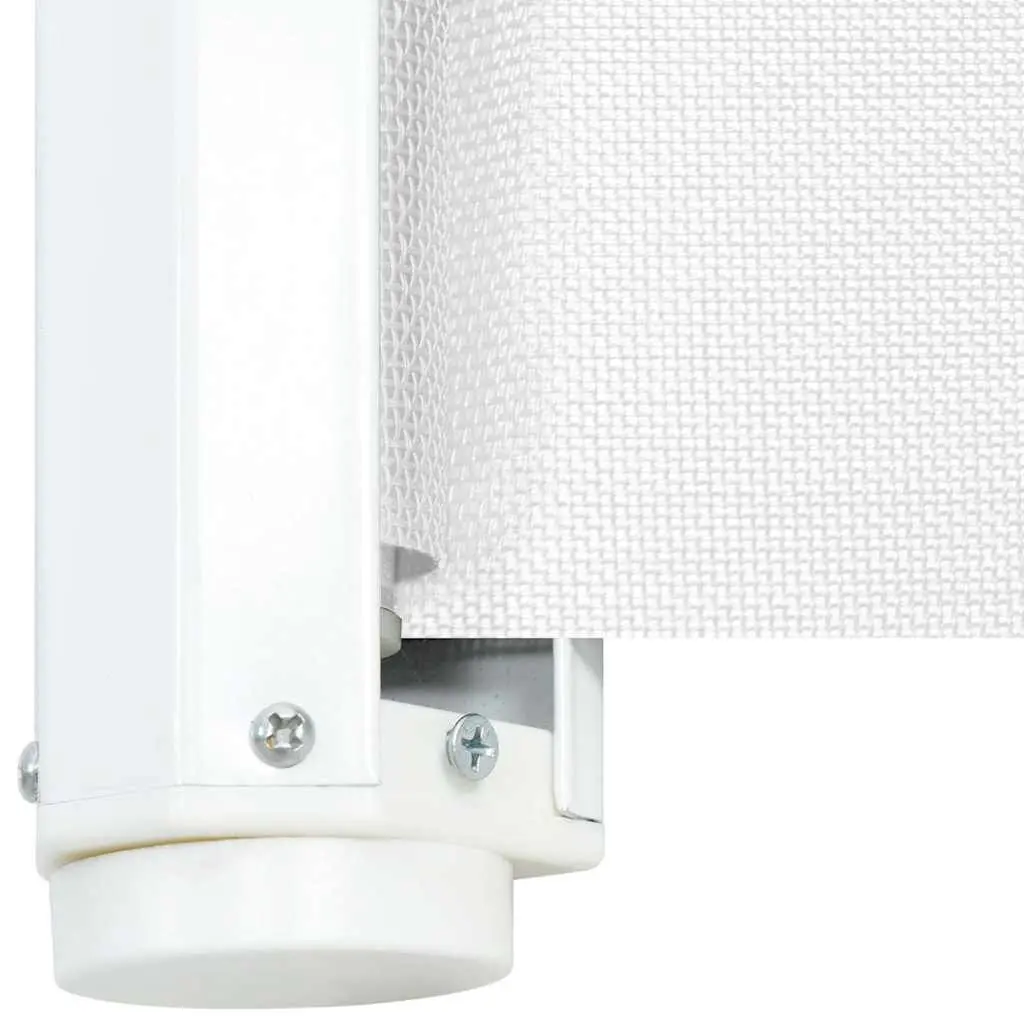 Retractable Pet Gate White 102.5x125 cm Dog Safety Barrier Portable Indoor Fence