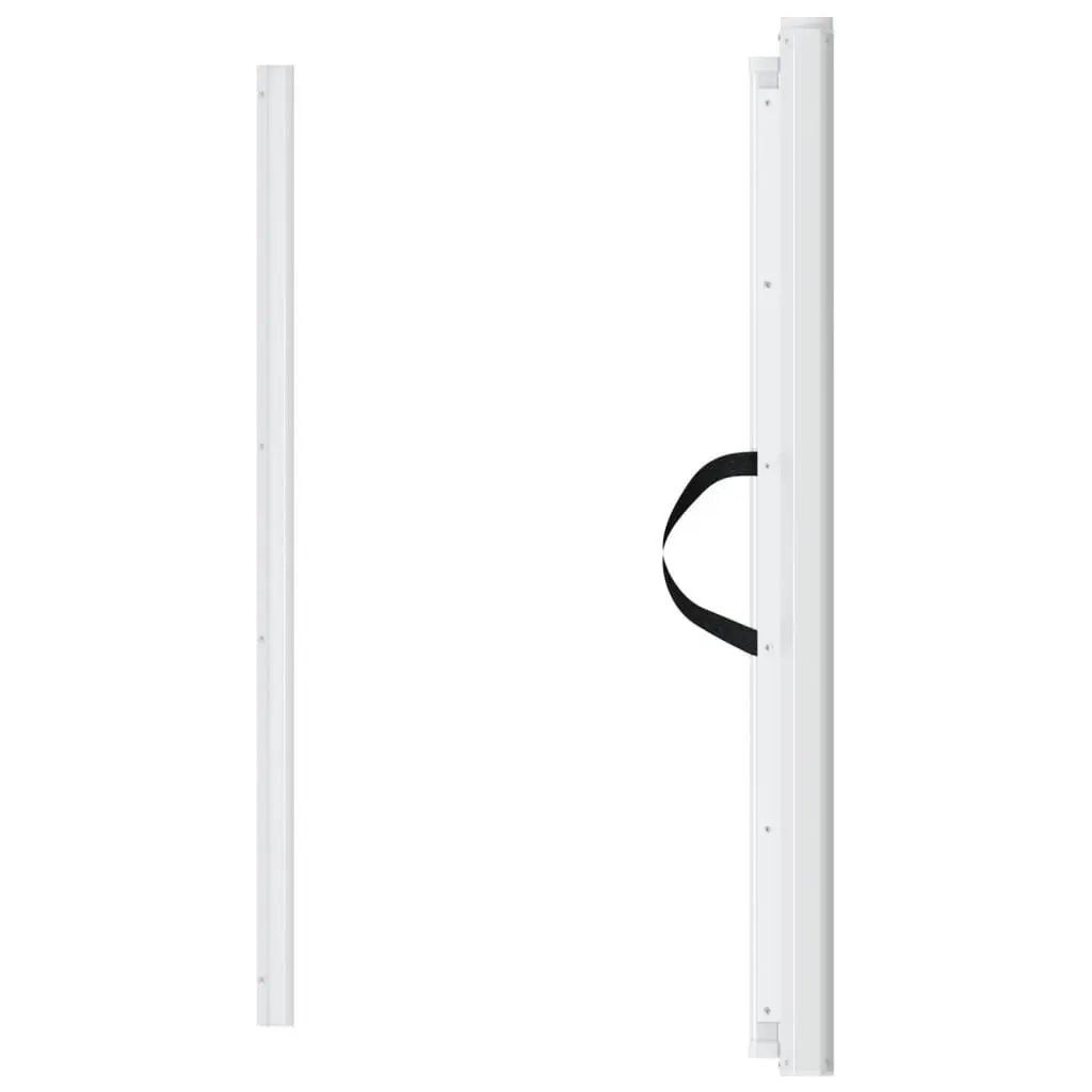 Retractable Pet Gate White Safety Fence Dog Barrier Portable Indoor Outdoor