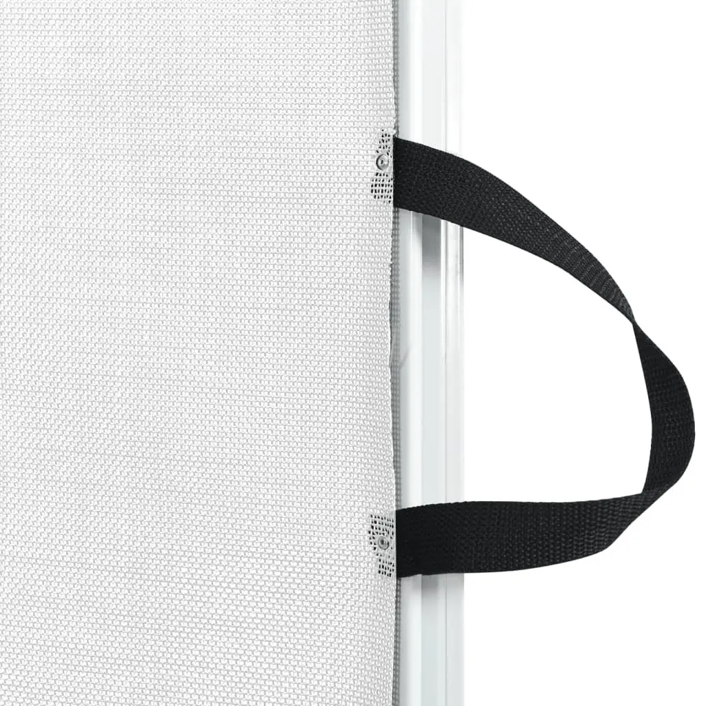Retractable Pet Gate White Safety Fence Dog Barrier Portable Indoor Outdoor