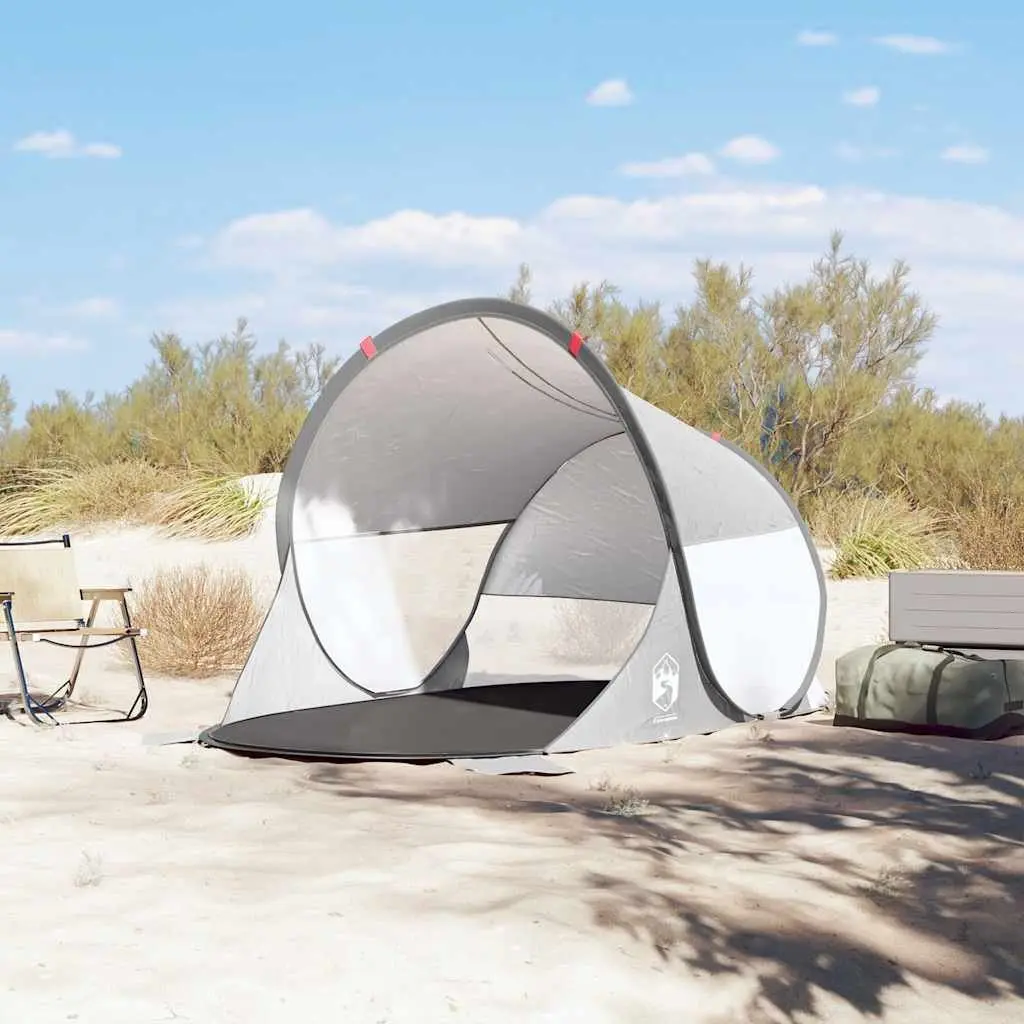 Beach Tent Portable Outdoor Shelter Grey Pop-up Waterproof