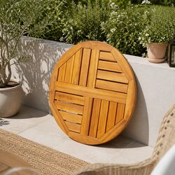 Specifications for Round Solid Wood Table Top Ø50x2 cm