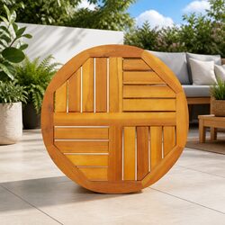Specifications for Round Solid Wood Table Top Ø50x2 cm