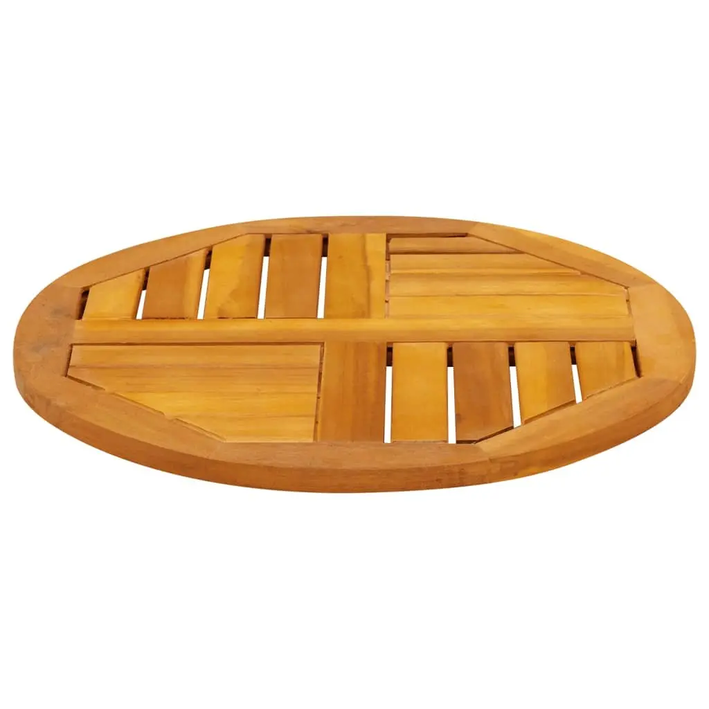 Round Solid Wood Table Top Ø50x2 cm
