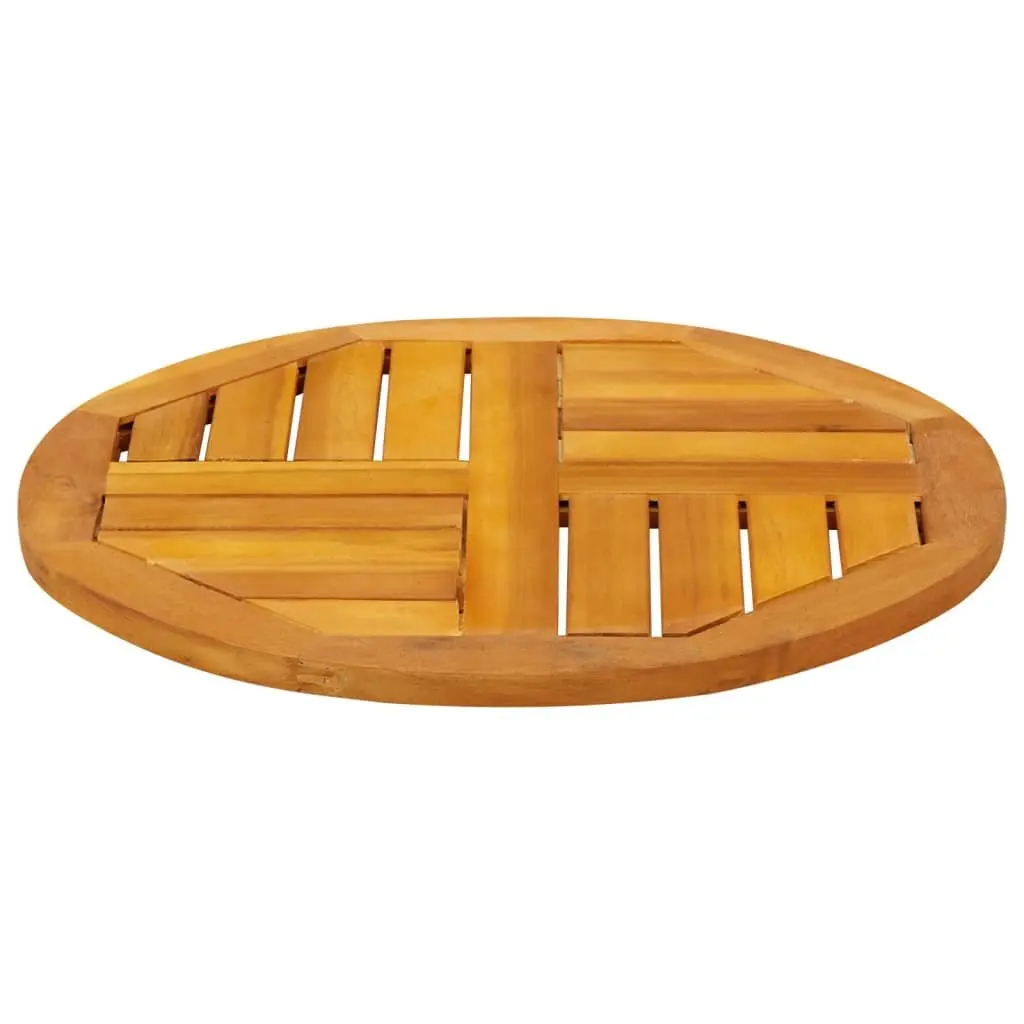Round Solid Wood Table Top Ø50x2 cm