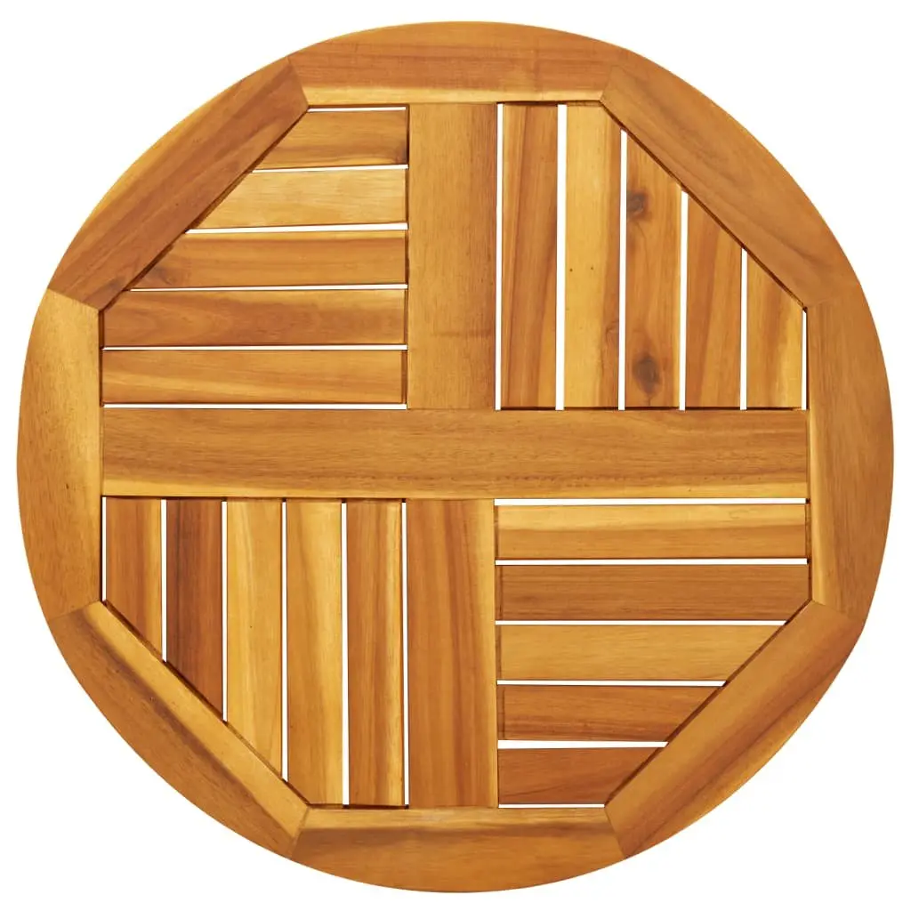 Ø60x2 cm Round Acacia Wood Table Top for Replacement