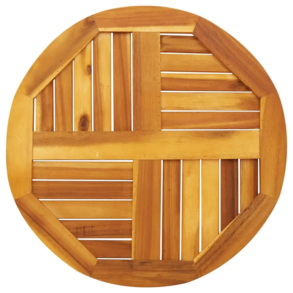 Ø60x2 cm Round Acacia Wood Table Top for Replacement