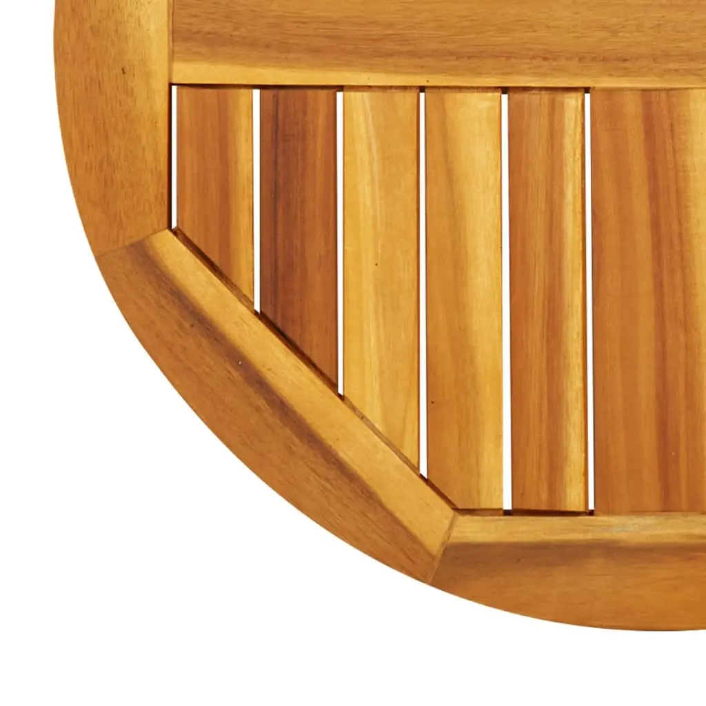 Ø60x2 cm Round Acacia Wood Table Top for Replacement