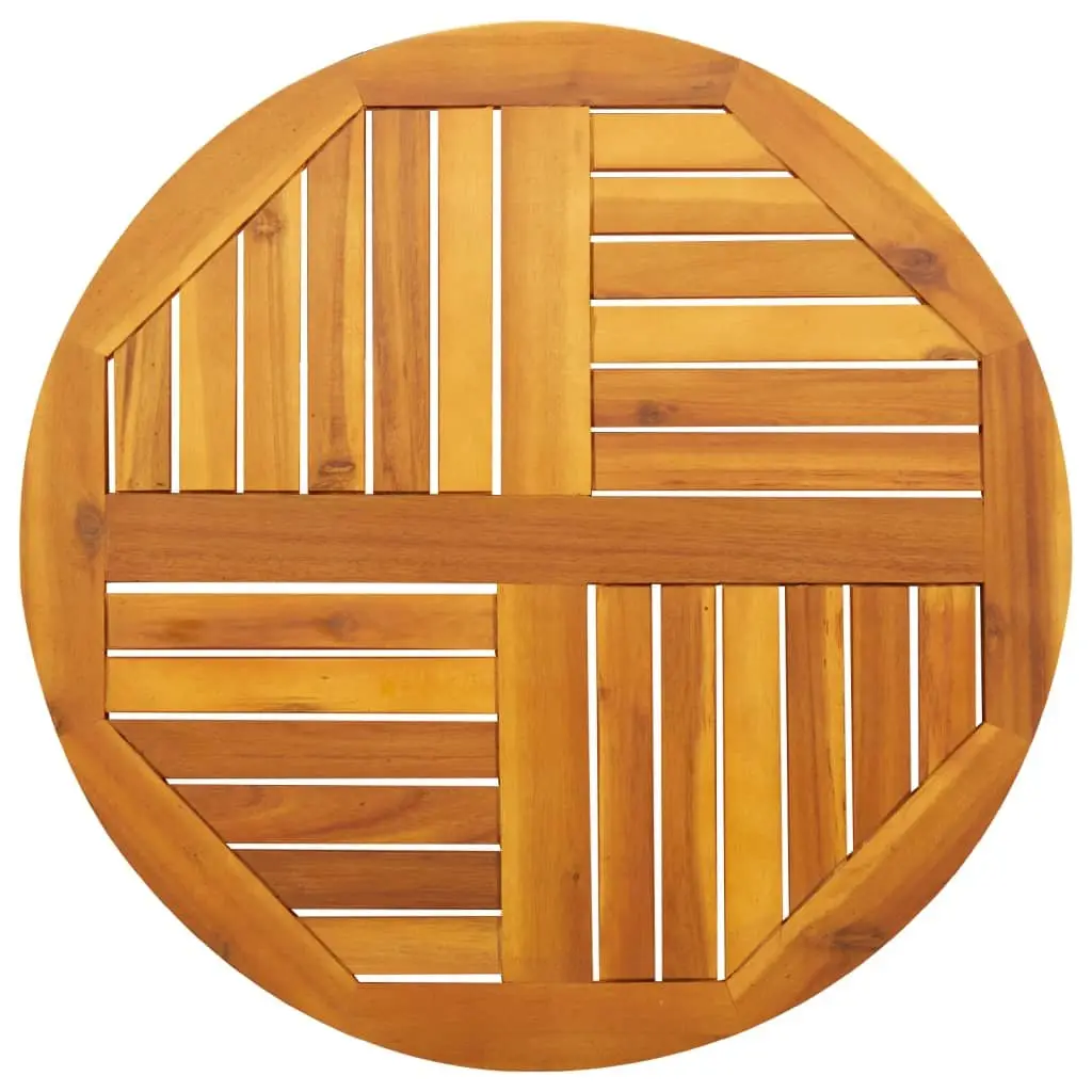 Ø70x2 cm Round Acacia Wood Table Top for Replacement