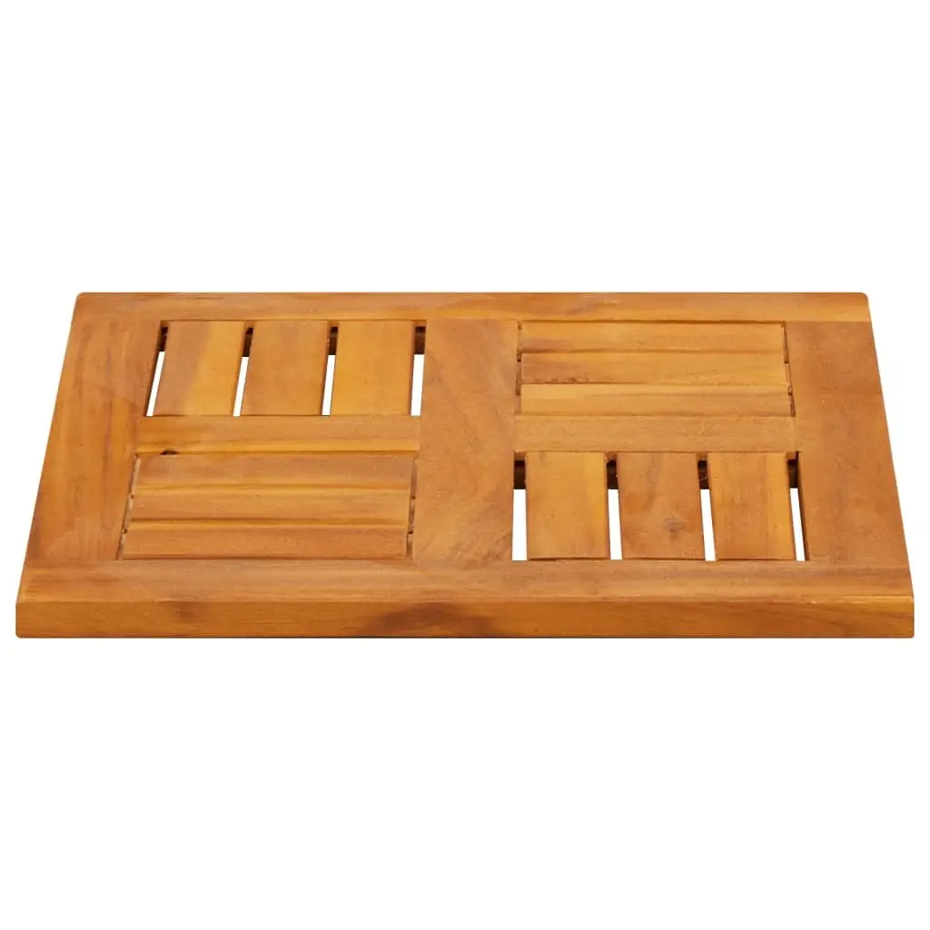Square Table Top 40x40x2cm Solid Wood Acacia Replacement Dining Garden Furniture