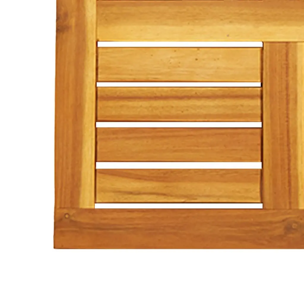 Square Table Top 50x50x2 cm Made of Solid Acacia Wood