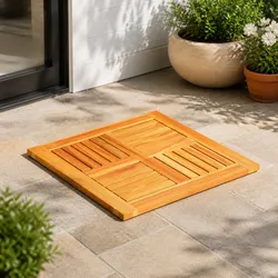 60x60x2 cm Solid Acacia Table Top – Details Inside
