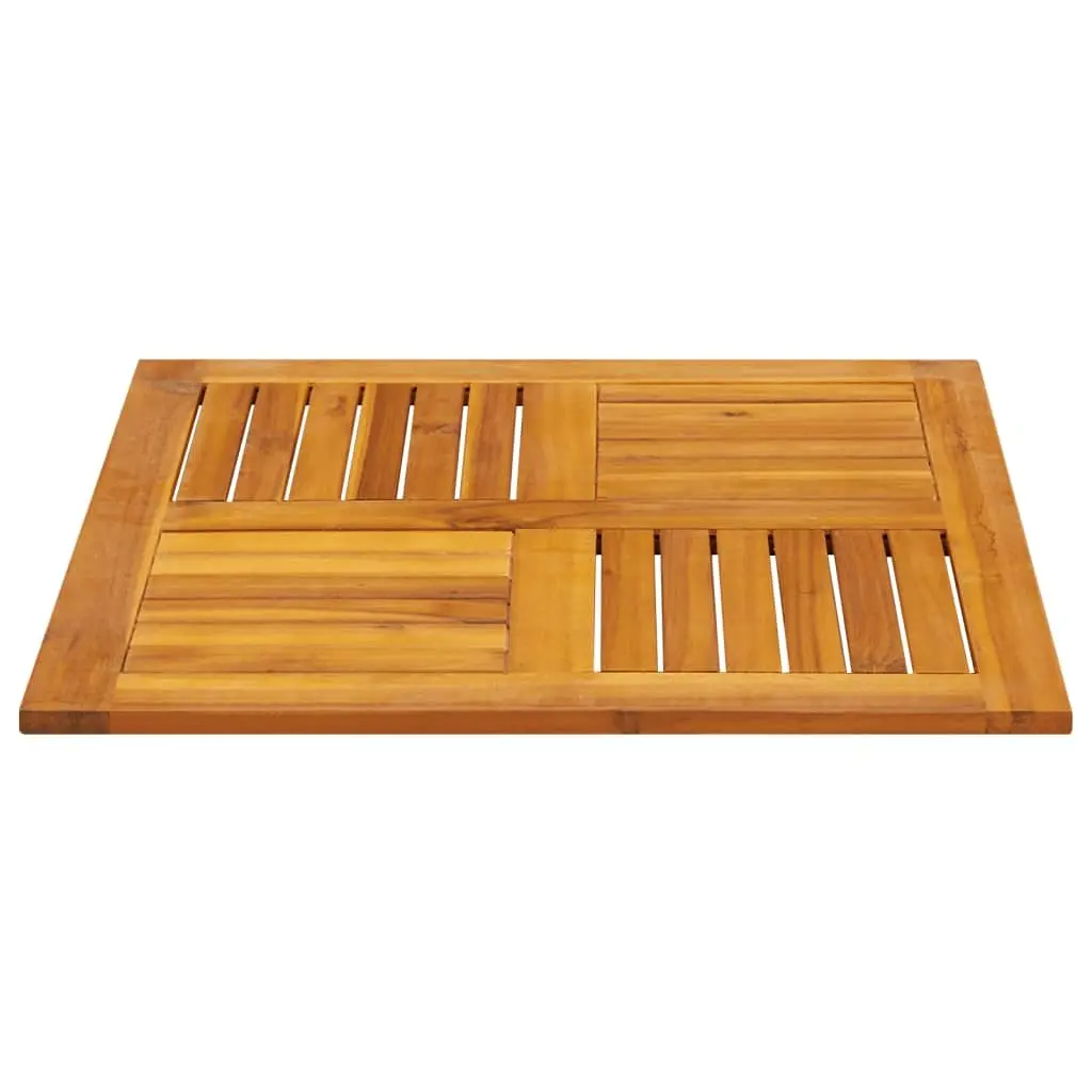 Acacia Wood Square Table Top 70x70x2cm