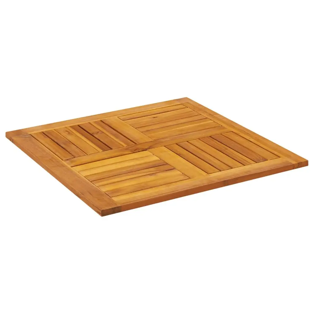 Acacia Wood Square Table Top 70x70x2cm