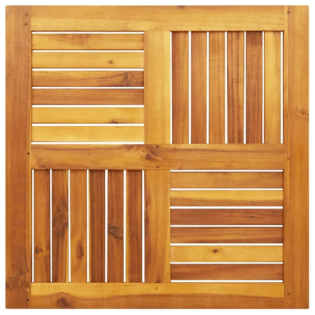 Acacia Wood Square Table Top 70x70x2cm