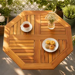 Octagonal Solid Wood Table Top - Specs and Features