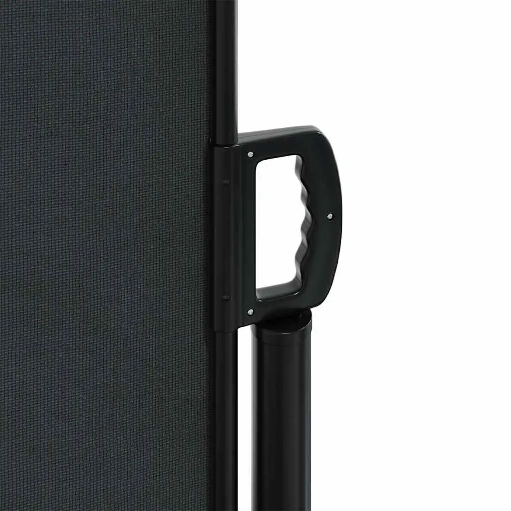 Black Retractable Side Awning 100x300cm