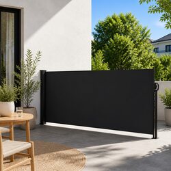 Specifications for Retractable Side Awning 140x300 cm Black