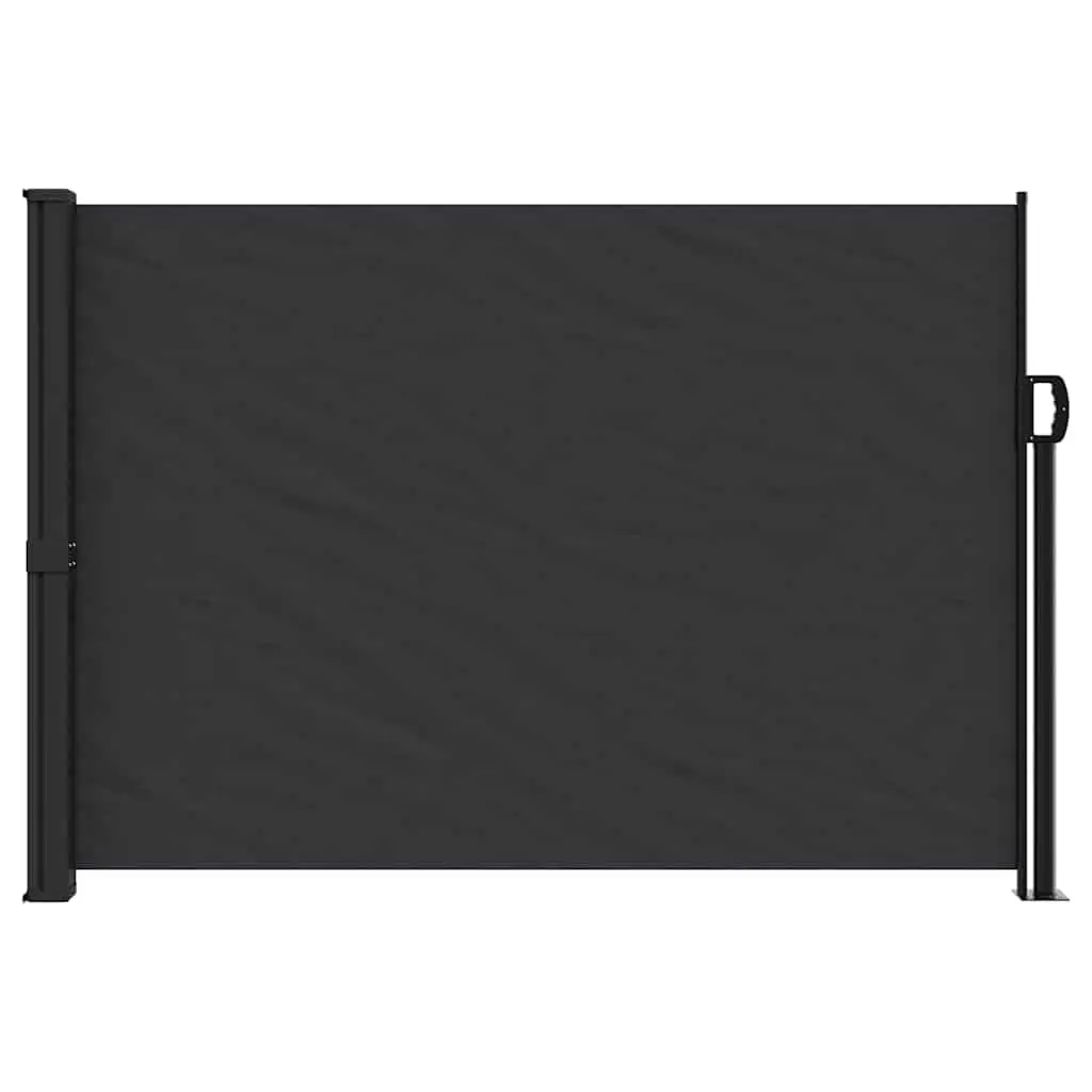 Retractable Side Awning 140x300 cm Black