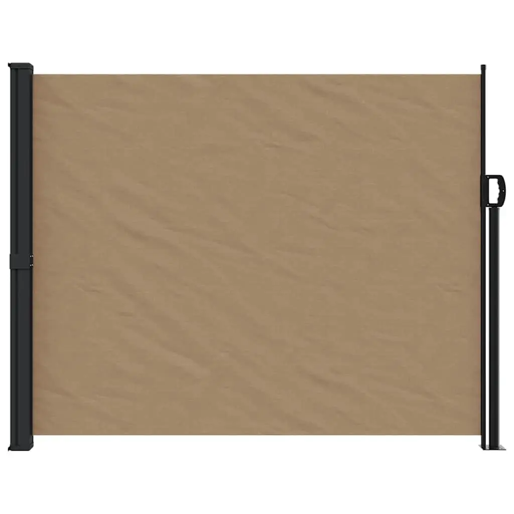 Retractable Side Awning 160x300cm Taupe