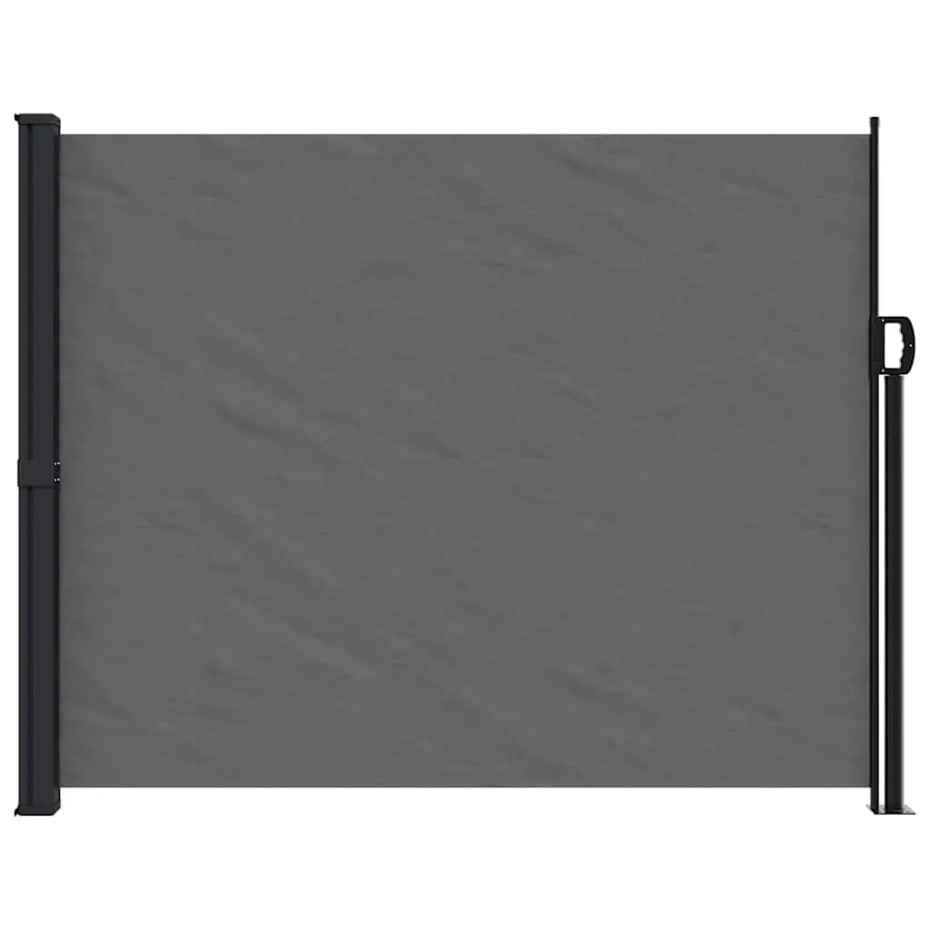 Retractable Side Awning Anthracite 160x300cm Garden Privacy Screen Patio Balcony