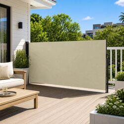 Specifications of Cream 180x300cm Retractable Side Awning