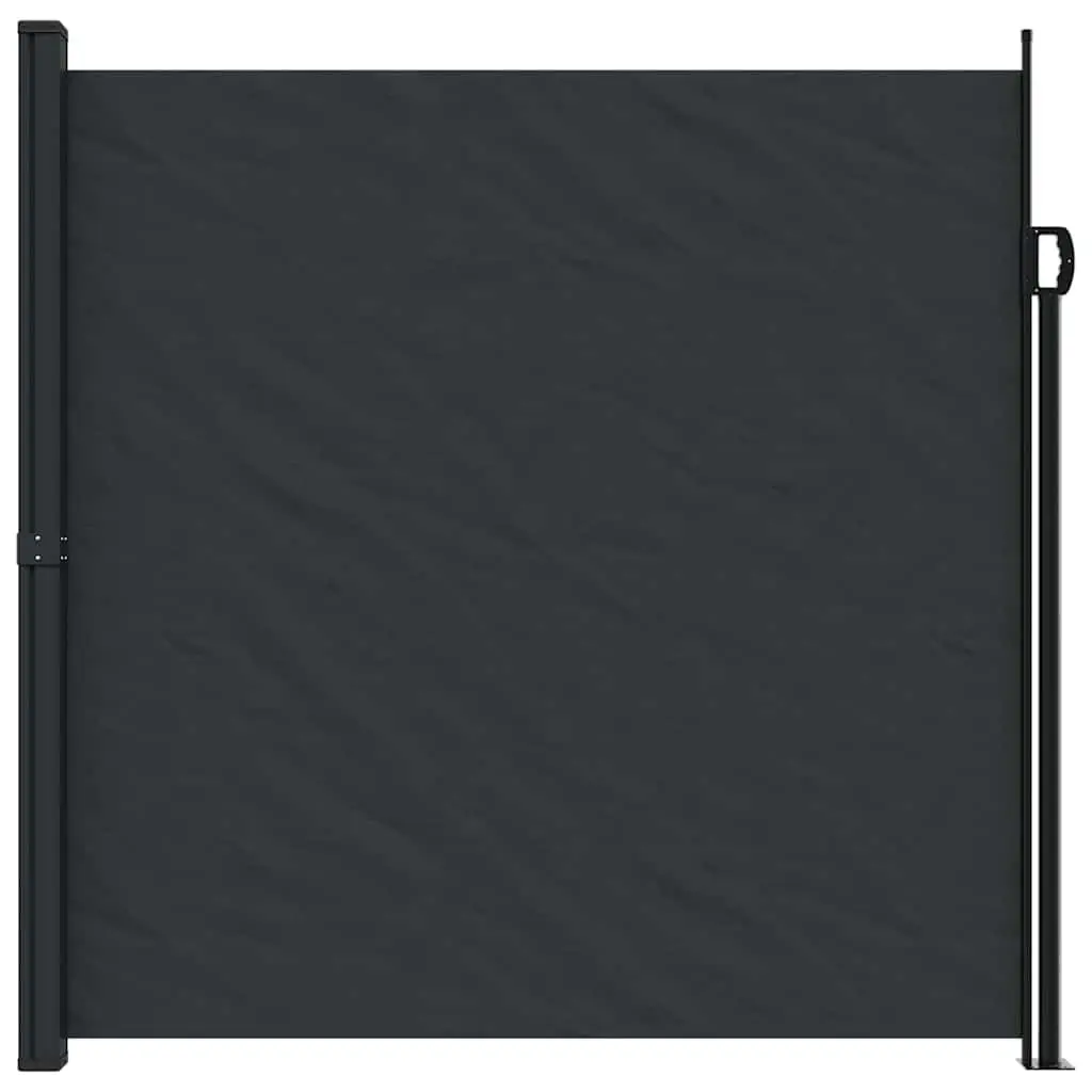 Black Retractable Side Awning 200x300cm