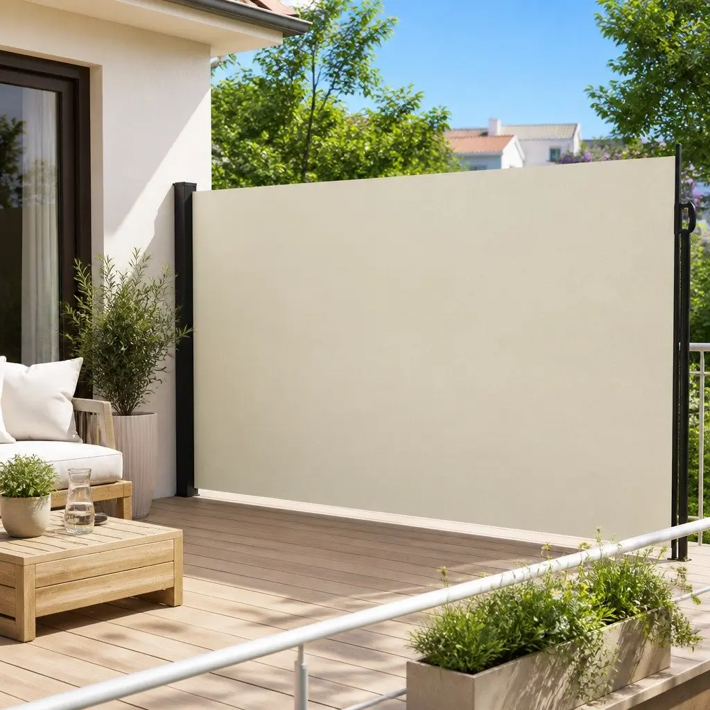 Retractable Side Awning 200x300cm Cream