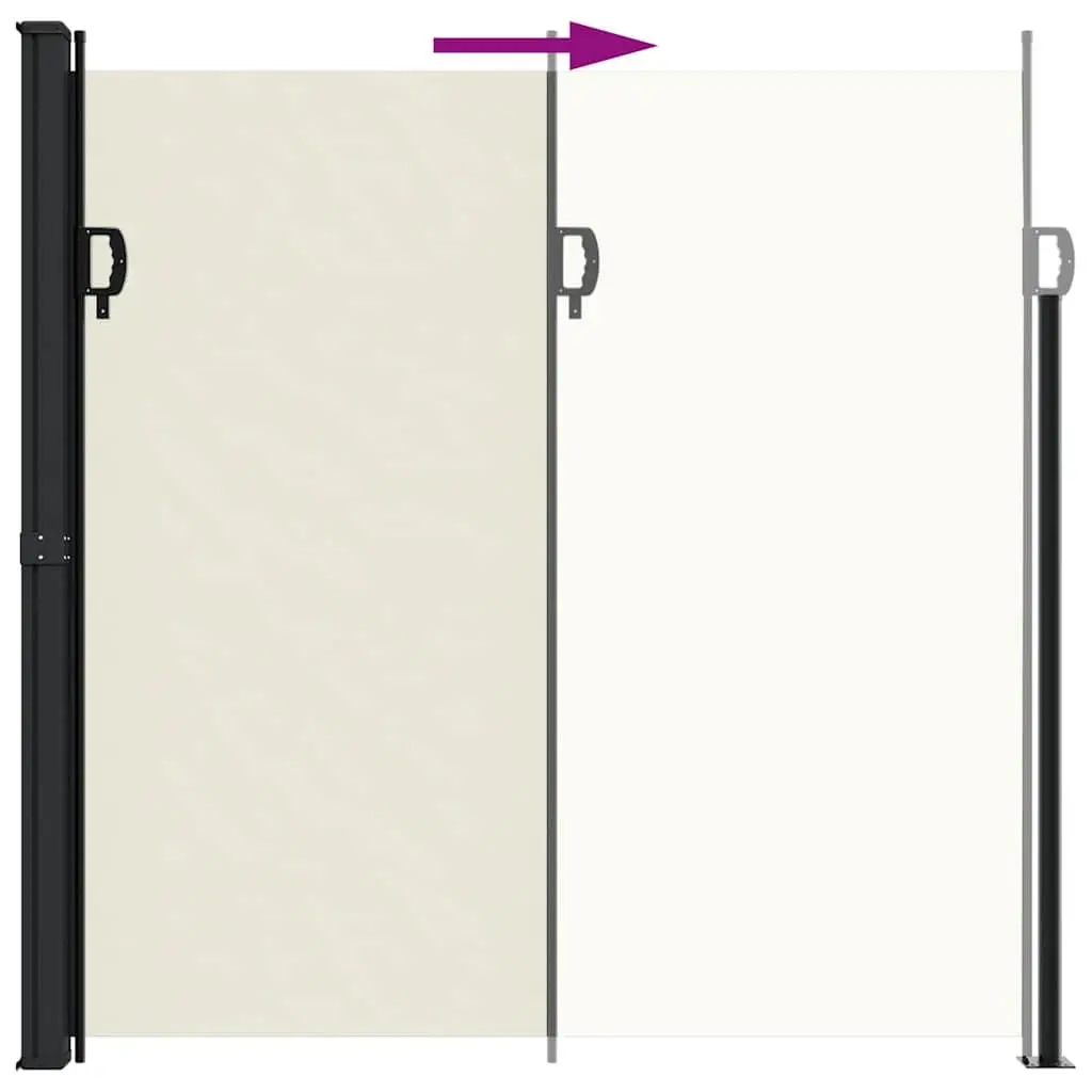Retractable Side Awning 200x300cm Cream