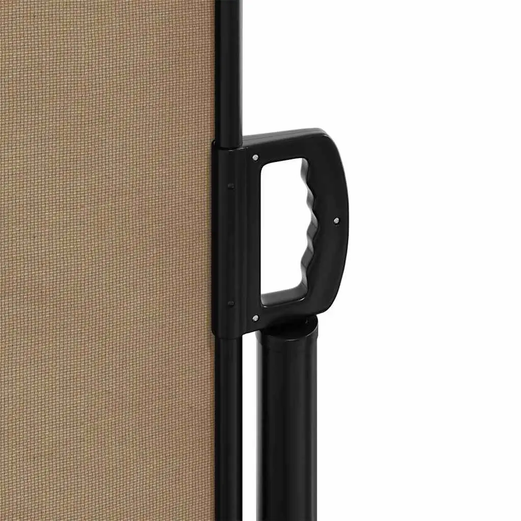 Retractable Side Awning Taupe Garden Privacy Screen Patio Balcony Outdoor