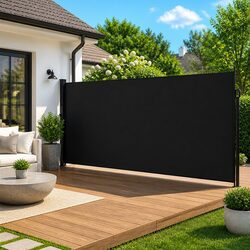 Specifications of Retractable Side Awning 220x300 cm Black