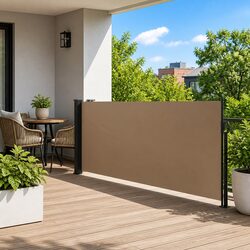 Retractable Side Awning Screen Specifications 120x500 cm
