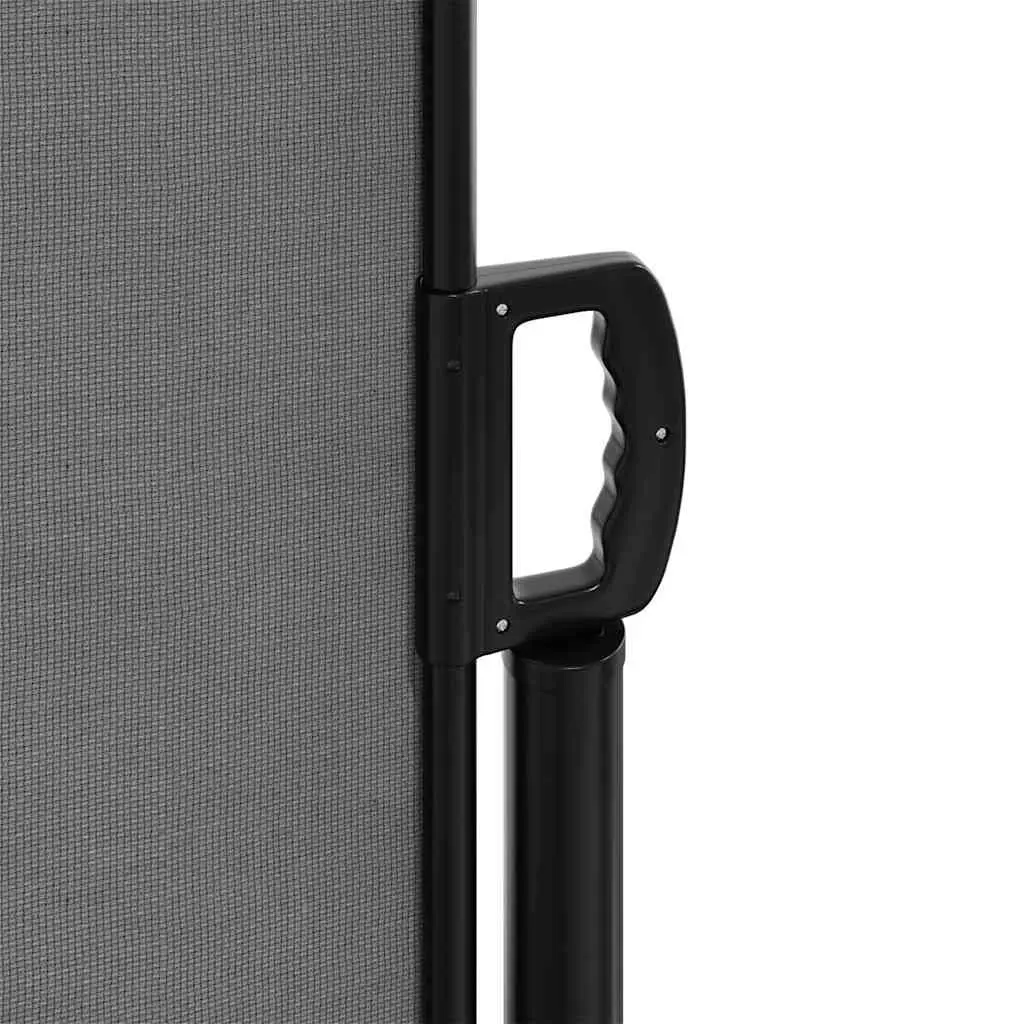 Retractable Side Awning 120x500cm Anthracite Patio Privacy Screen Garden Shade
