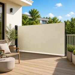 Retractable Side Awning Cream 160 x 500 cm - Specs