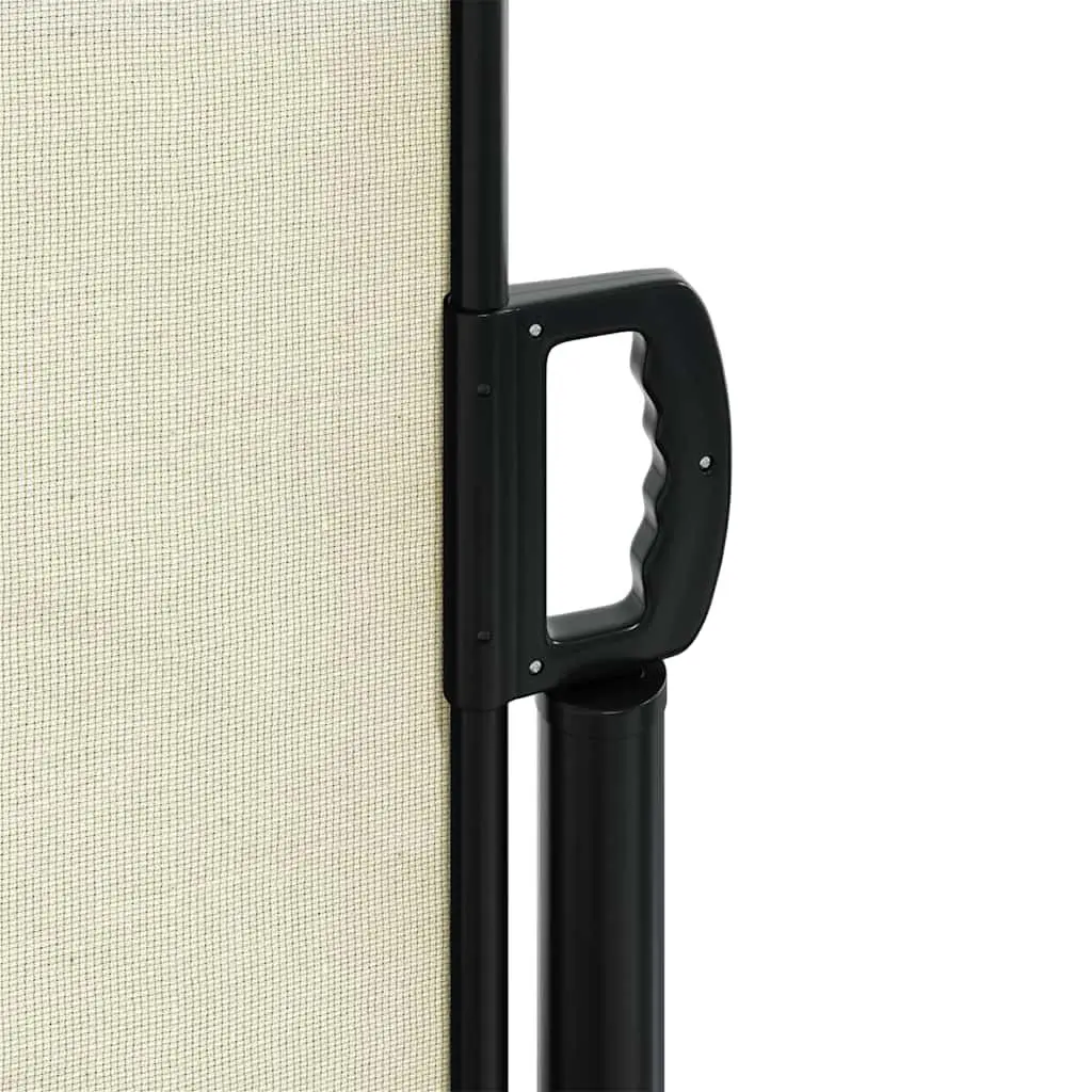 Retractable Side Awning Cream Outdoor Garden Privacy Screen 160x500cm