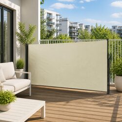 Cream Retractable Side Awning 180x500cm - Specifications