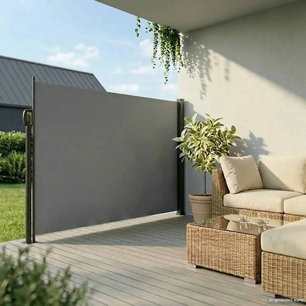 Retractable Side Awning Outdoor Garden Privacy Screen Patio Balcony Terrace