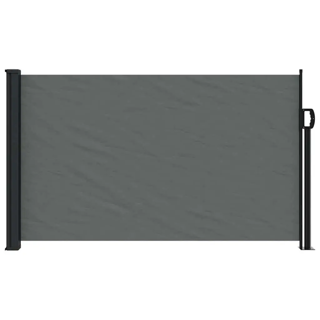 Retractable Side Awning Anthracite 120x600cm Garden Privacy Screen Patio Shade