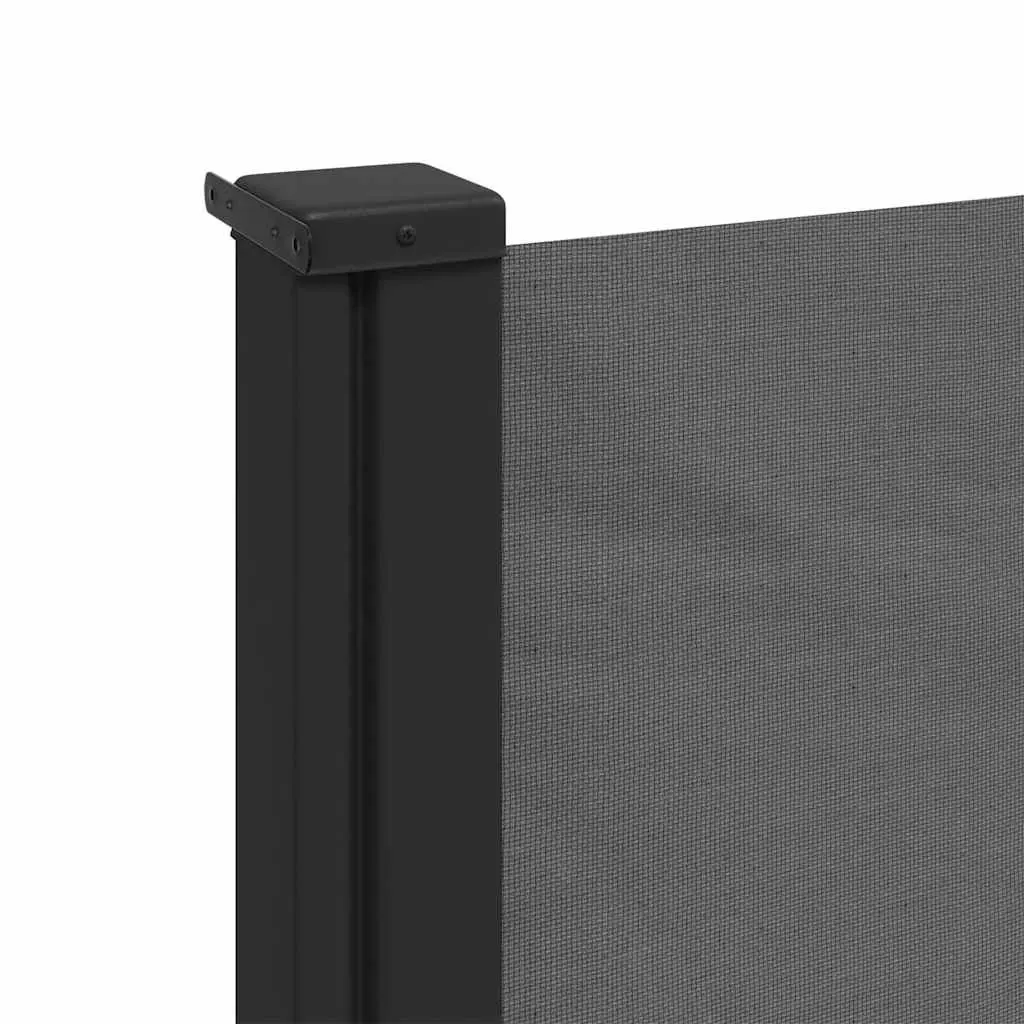 Retractable Side Awning Anthracite 120x600cm Garden Privacy Screen Patio Shade