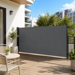 Retractable Side Awning Dimensions: 160x600cm, Anthracite