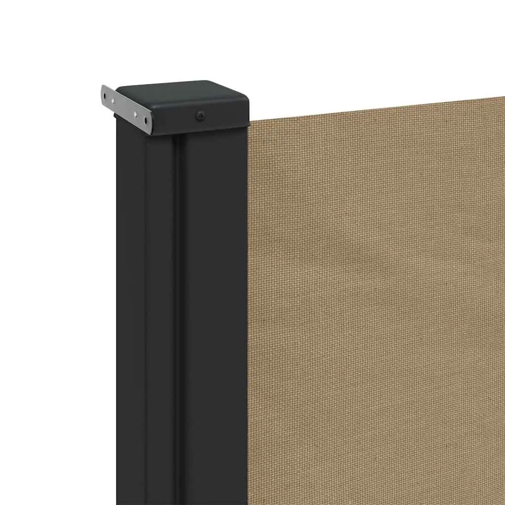 Retractable Side Awning in Taupe