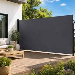 Retractable Side Awning Specs: 200x600cm Anthracite Design
