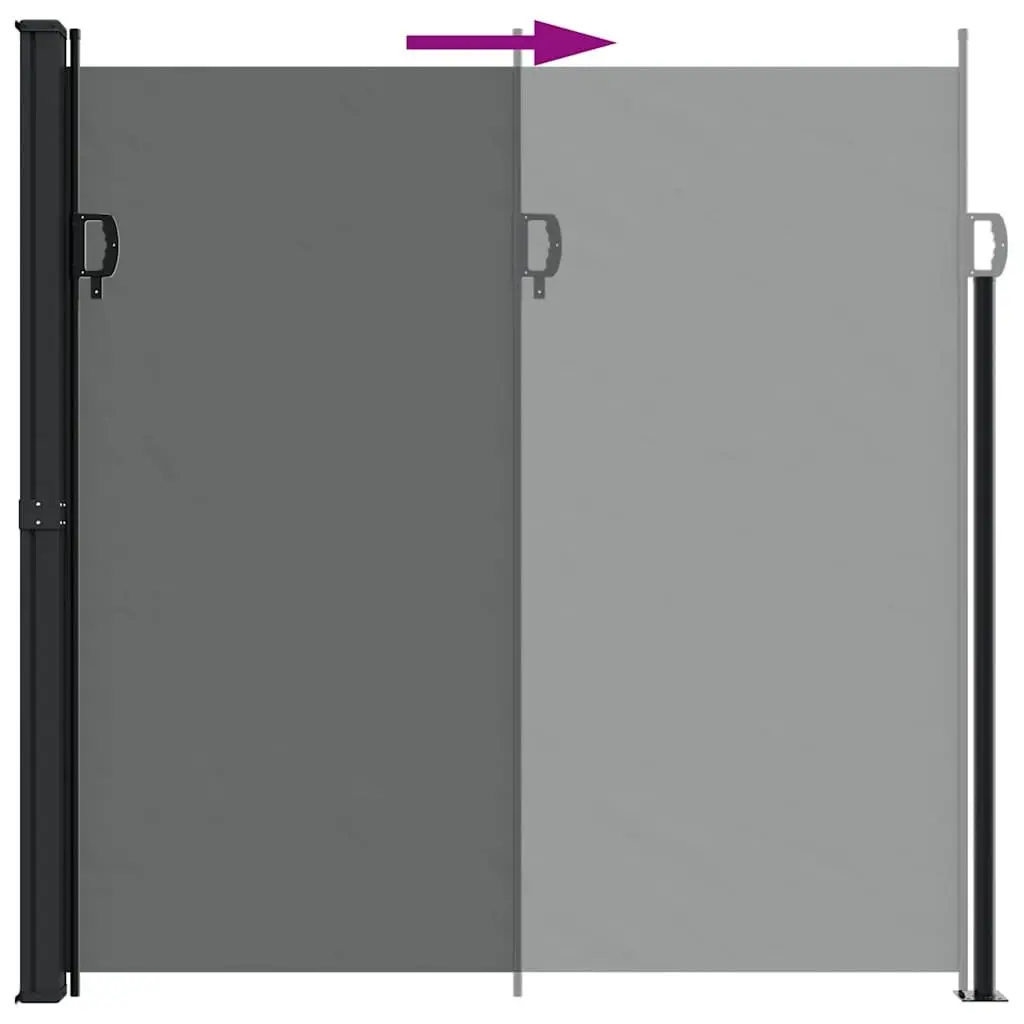 Retractable Side Awning Garden Privacy Screen 220x600cm Patio Balcony Shade
