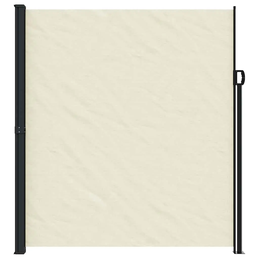 Retractable Side Awning Cream 220x600cm Outdoor Privacy Screen Patio Balcony
