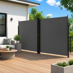 Retractable Awning Specifications: 220x1200 cm, Anthracite