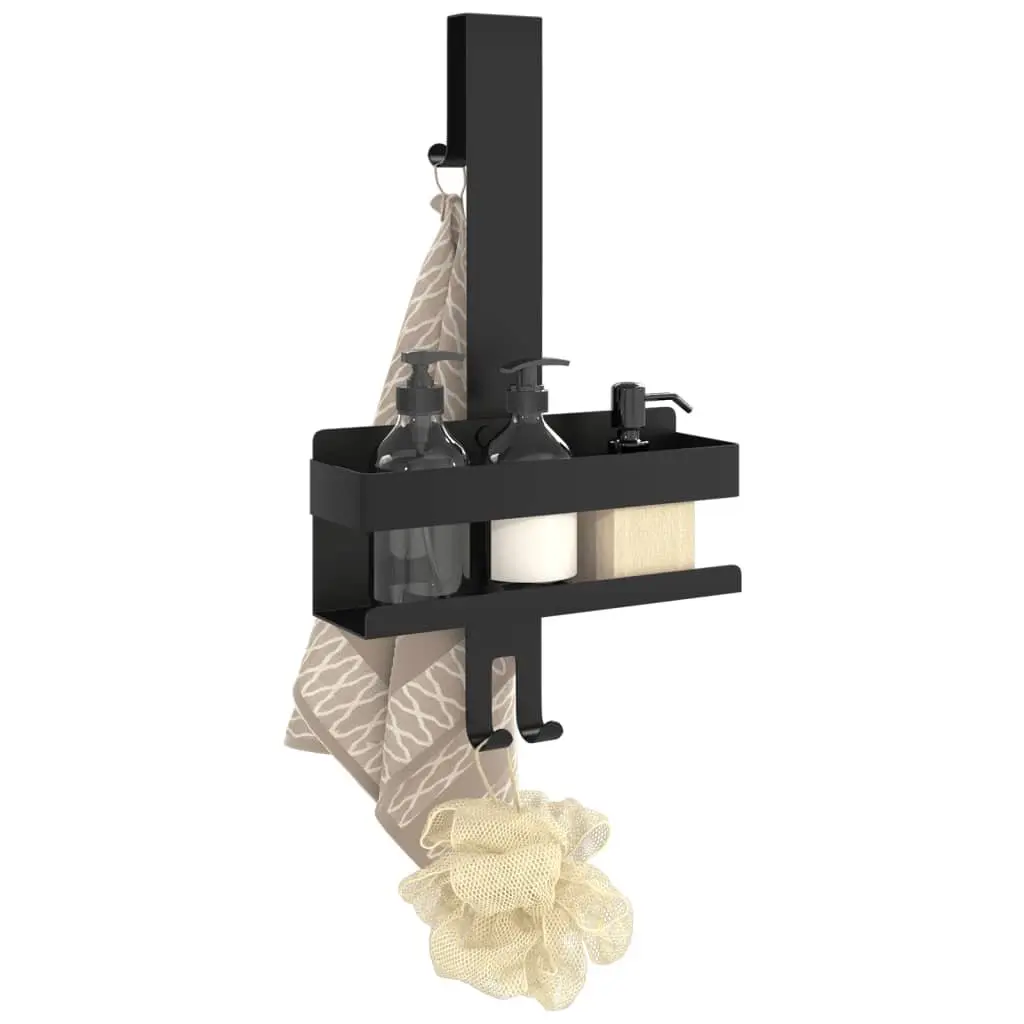 Hanging Shower Caddy Organizer for Bathroom Storage Black