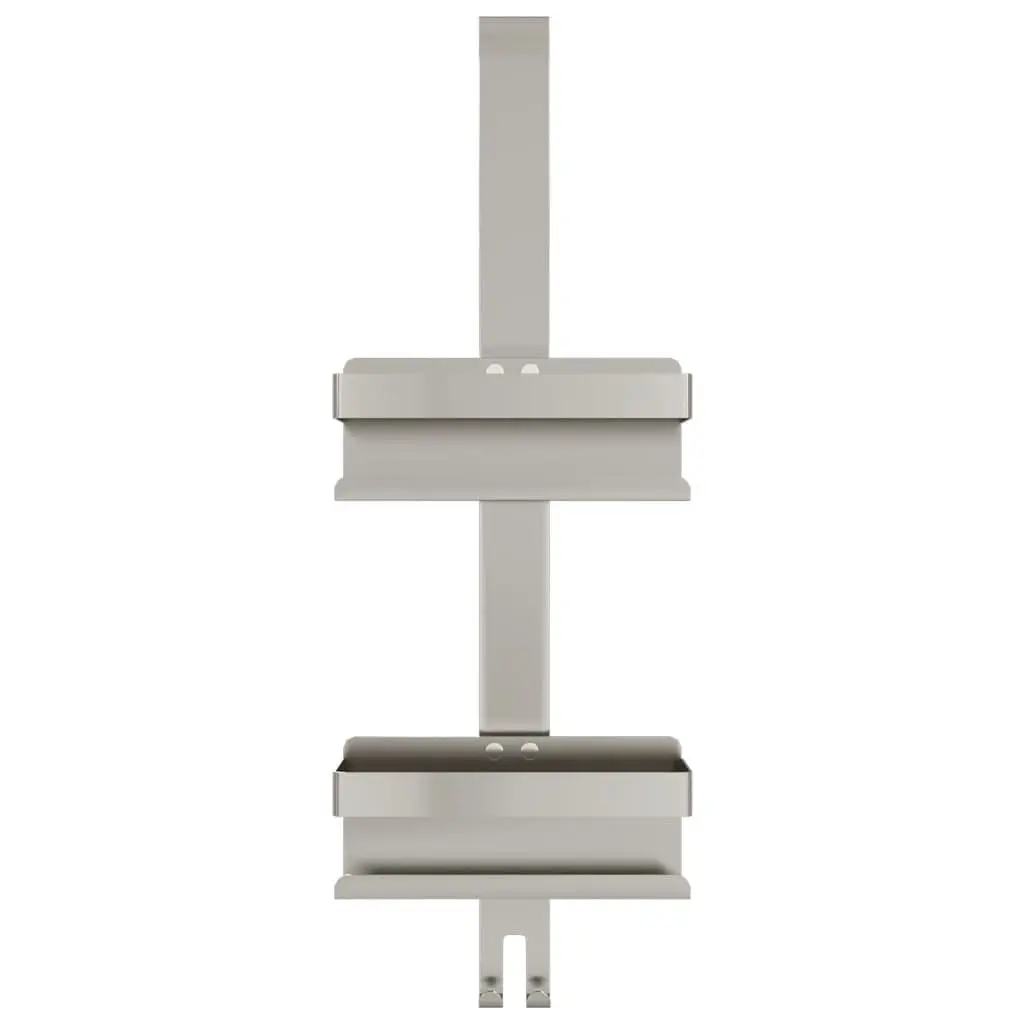 Hanging Shower Caddy with Hooks and Basket