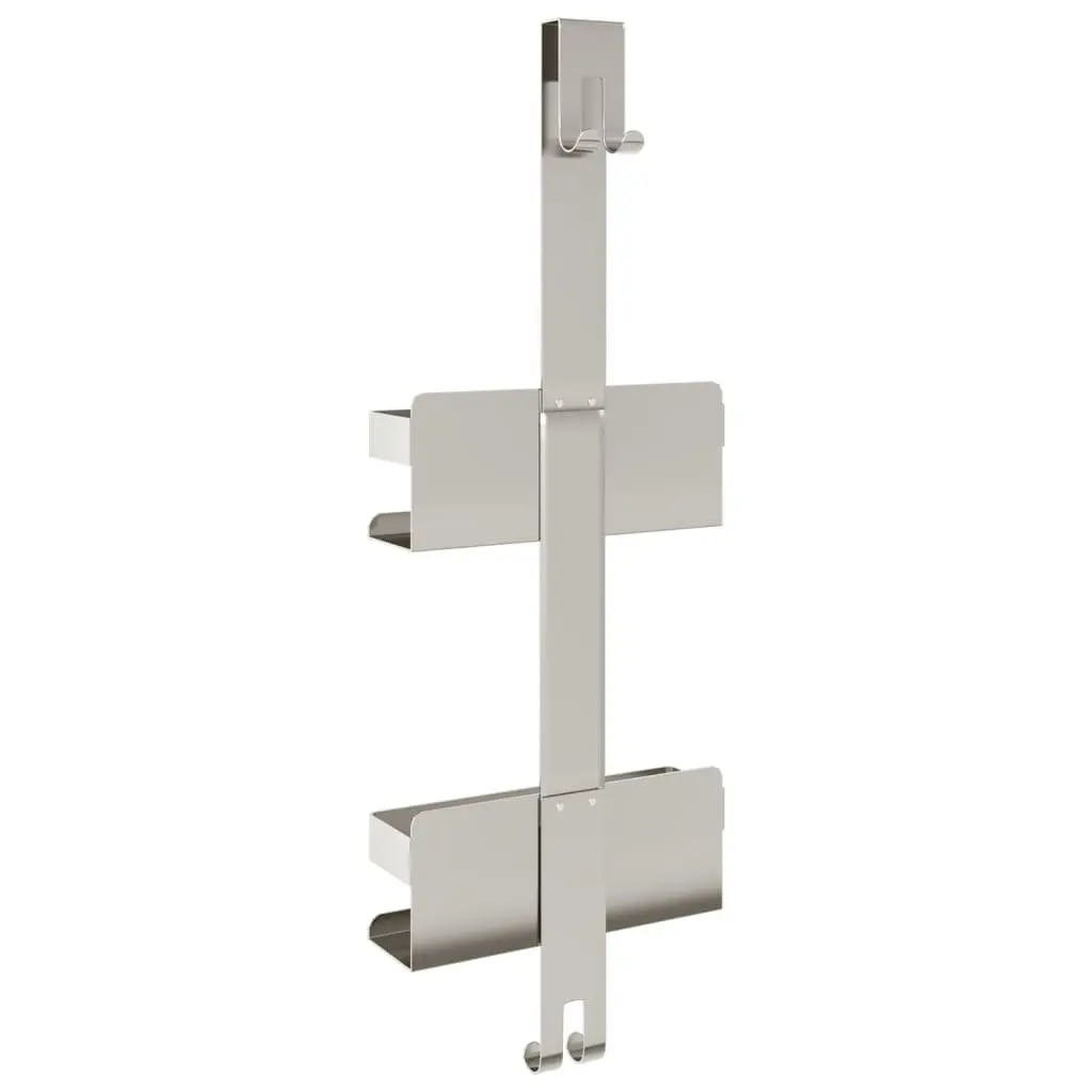 Hanging Shower Caddy with Hooks and Basket